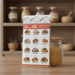 Spices Label Stickers - 48 Pcs